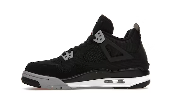 Jordan 4 Retro Black Canvas
